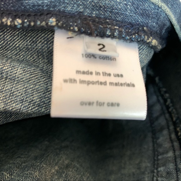 Rachel Comey Denim Crinoline Skirt Raw Hem  Sz 2 - Picture 7 of 7